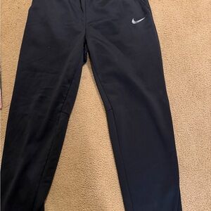 Nike Black Joggers with White Logo